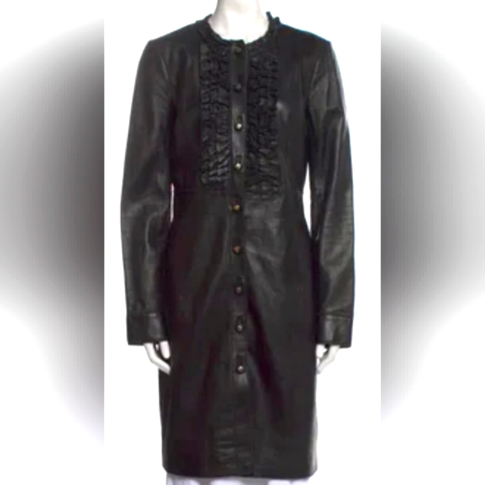 Tory Burch Leather Coat